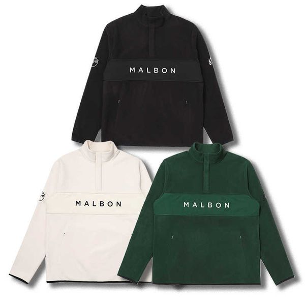 men's hoodies malbon korean version golf golf chest letter half zipper pullover casual stand neck polar fleece sweater for men, Black
men's hoodies malbon korean version golf golf chest letter half zipper pullover casual stand neck polar fleece sweater for men, Black