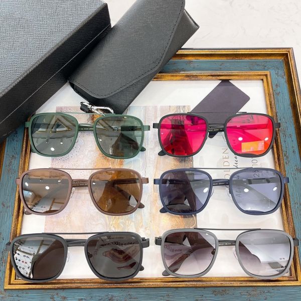 2023 new style full frame titanium alloy black cool men's and women's sunglasses red gray black khaki green lens design classic fa, White;black
2023 new style full frame titanium alloy black cool men's and women's sunglasses red gray black khaki green lens design classic fa, White;black