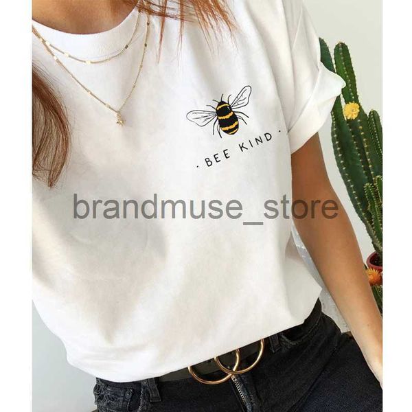 women's t-shirt bee kind colored pocket t-shirt cute summer graphic christian 90s tees women o-neck motivational kindness tshirt drop, White
women's t-shirt bee kind colored pocket t-shirt cute summer graphic christian 90s tees women o-neck motivational kindness tshirt drop, White