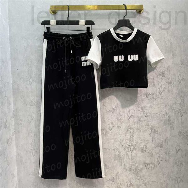 women's plus size tracksuits designer letter printed pants t shirts women short sleeve tees sweatpants fashion running sports wear yog, Black
women's plus size tracksuits designer letter printed pants t shirts women short sleeve tees sweatpants fashion running sports wear yog, Black