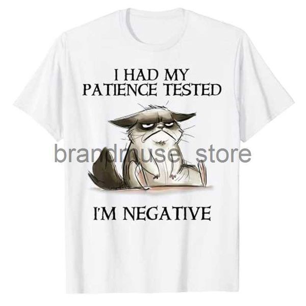 women's t-shirt i had my patience tested i' negative cat funny t-shirt cute cat-lover aesthetic clothes sayings quote graphic te, White
women's t-shirt i had my patience tested i' negative cat funny t-shirt cute cat-lover aesthetic clothes sayings quote graphic te, White