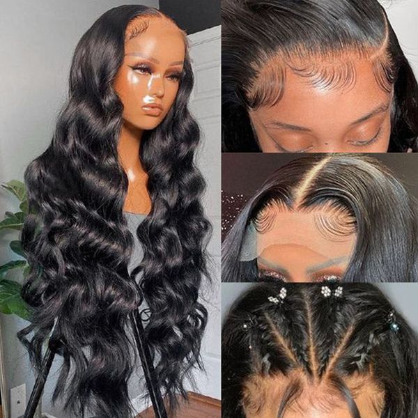 body wave 13x6 hd lace frontal wig hd transparent wig body wave wig human hair wigs, Black;brown
body wave 13x6 hd lace frontal wig hd transparent wig body wave wig human hair wigs, Black;brown