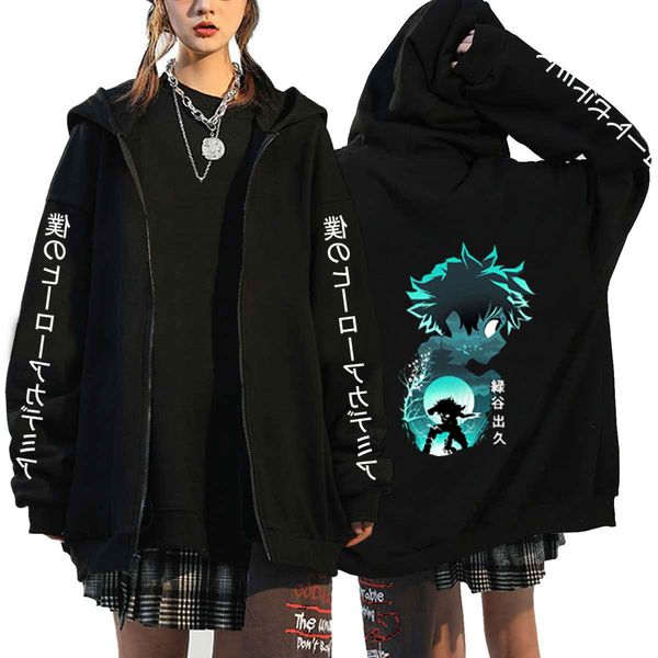 funny anime my hero academia hoodie izuku midoriya print zipper sweatshirt y2k clothes bakugou pullovers manga graphic jackets, Black
funny anime my hero academia hoodie izuku midoriya print zipper sweatshirt y2k clothes bakugou pullovers manga graphic jackets, Black