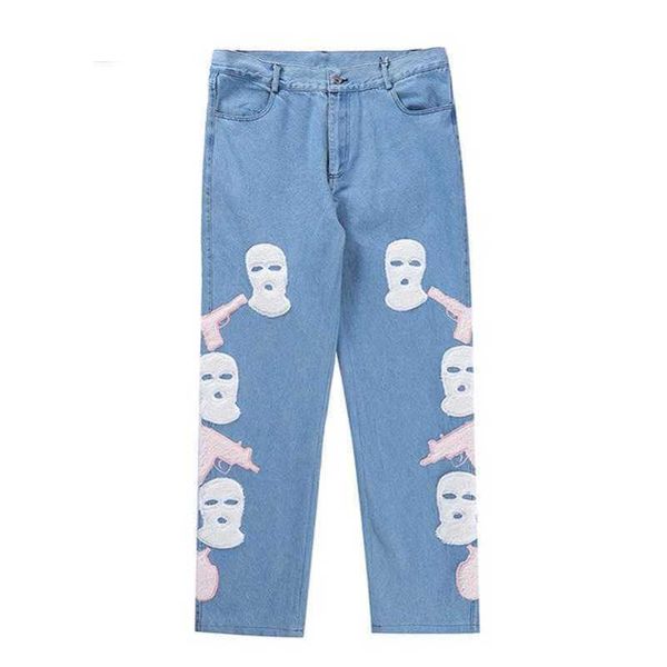 men's jeans urban streetwear baggy y2k men skull furry embroidered denim pants straight leg loose trousers women high street hip hopmen, Blue
men's jeans urban streetwear baggy y2k men skull furry embroidered denim pants straight leg loose trousers women high street hip hopmen, Blue
