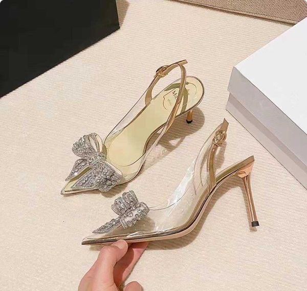 sharp nosed rhinestone with a sparkling bow thin heel new summer sequins simple and sweet baotou style sandals for women, Black
sharp nosed rhinestone with a sparkling bow thin heel new summer sequins simple and sweet baotou style sandals for women, Black