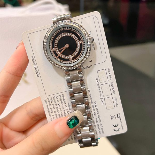 fashion luxury women watches brand designer diamond 32mm dial stainless steel band womens watches wristwatches for girls christmas valentine, Slivery;brown
fashion luxury women watches brand designer diamond 32mm dial stainless steel band womens watches wristwatches for girls christmas valentine, Slivery;brown