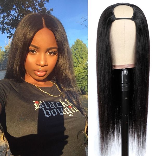 30 inch straight v u part wig human hair no leave out the part wigs for women 180 density glueless wig ready to wear, Black;brown
30 inch straight v u part wig human hair no leave out the part wigs for women 180 density glueless wig ready to wear, Black;brown