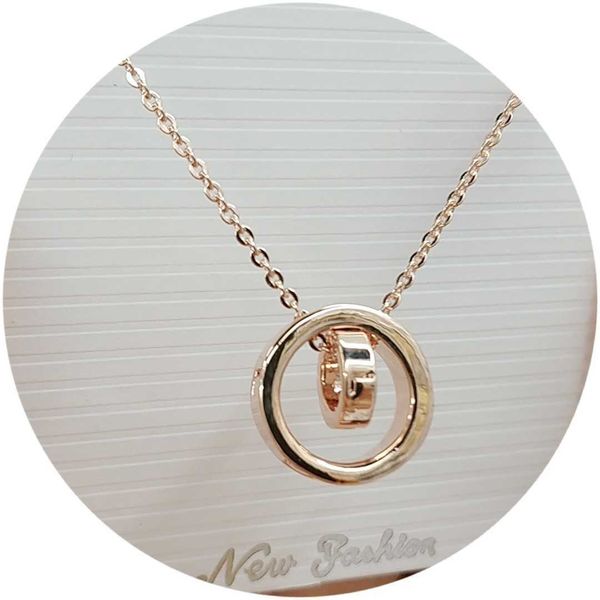 internet celebrity smart versatile simple qixi gift carti double loop pendant necklace electroplating color preserving gold jewelry tjd8, Black
internet celebrity smart versatile simple qixi gift carti double loop pendant necklace electroplating color preserving gold jewelry tjd8, Black