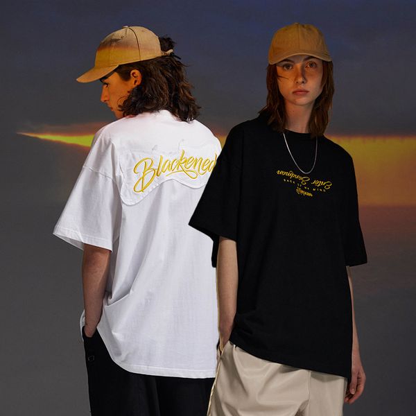 mens designer t shirts pinted embroidered letters man fashion cotton tees loose casual tshirts, White;black
mens designer t shirts pinted embroidered letters man fashion cotton tees loose casual tshirts, White;black