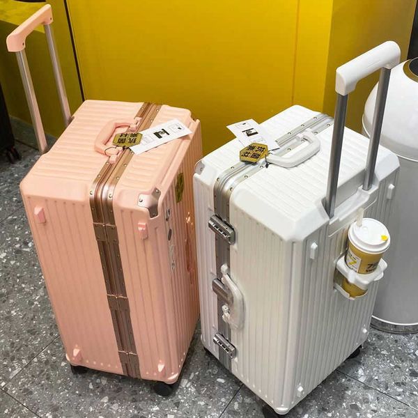 aluminum frame suitcase for women 2023 new large capacity trolley case for men brake universal wheel password travel suitcase leather case 2
aluminum frame suitcase for women 2023 new large capacity trolley case for men brake universal wheel password travel suitcase leather case 2