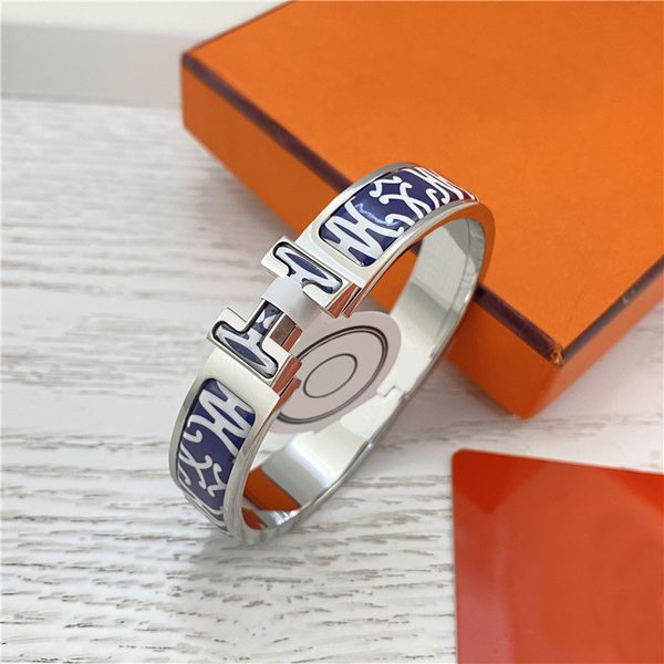 new fashion classic bracelet designer h bangle luxury brand enamel bracelet for men women lovers engagement jewelry holiday gifts, Golden;silver
new fashion classic bracelet designer h bangle luxury brand enamel bracelet for men women lovers engagement jewelry holiday gifts, Golden;silver