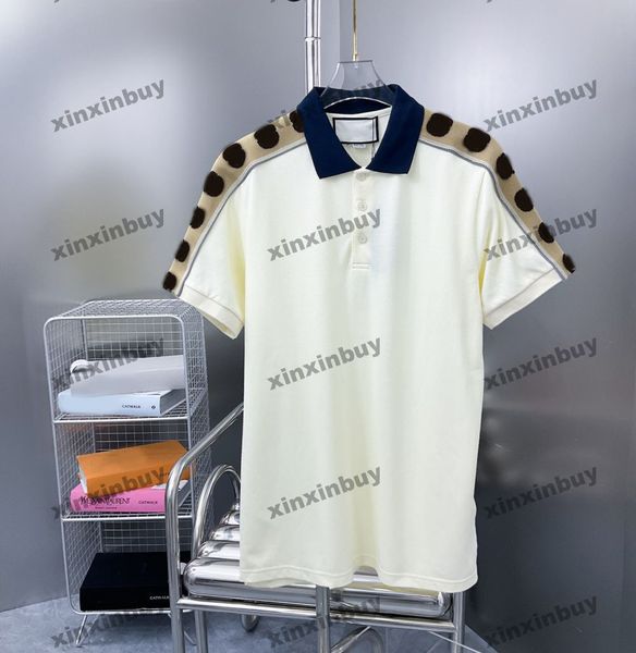 xinxinbuy men designer tee t shirt 23ss reflective shoulder ribbon double letter jacquard short sleeve cotton women black white apricot s-xl, Black;brown
xinxinbuy men designer tee t shirt 23ss reflective shoulder ribbon double letter jacquard short sleeve cotton women black white apricot s-xl, Black;brown