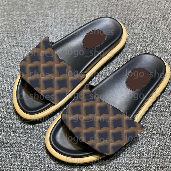 classic brand printed slides designer women mens soft bottom genuine leather slipper rubber bottom summer outdoor sandal, Black
classic brand printed slides designer women mens soft bottom genuine leather slipper rubber bottom summer outdoor sandal, Black