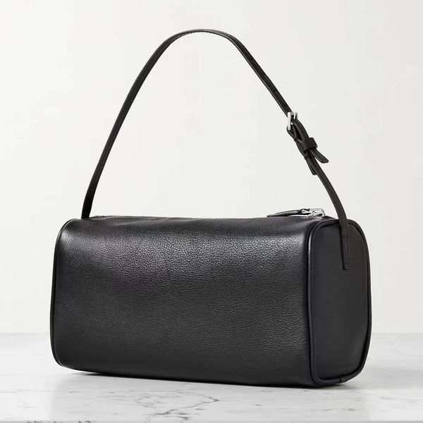 the row pen bag simple hand bag 90s bag cowhide pen container bag mini handbag