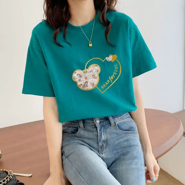 women's t-shirt short sleeves tshirt designer t shirt lady hoodie letters printed cotton tee anine bing summer fashion women cresw neck, White;black
women's t-shirt short sleeves tshirt designer t shirt lady hoodie letters printed cotton tee anine bing summer fashion women cresw neck, White;black