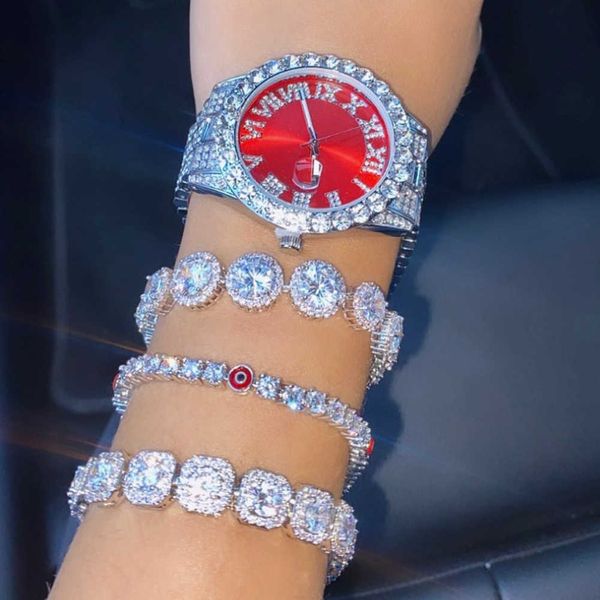 watches hip hop bling iced out women men watch bracelet set round square heart crystal cuban link bracelet jewelry 230613, Slivery;golden
watches hip hop bling iced out women men watch bracelet set round square heart crystal cuban link bracelet jewelry 230613, Slivery;golden