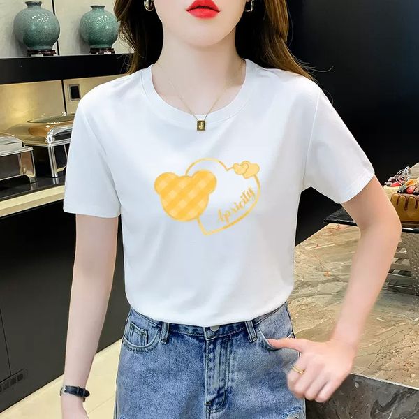 women's t-shirt short sleeves tshirt designer t shirt lady hoodie letters printed cotton tee anine bing summer fashion women cresw neck, White;black
women's t-shirt short sleeves tshirt designer t shirt lady hoodie letters printed cotton tee anine bing summer fashion women cresw neck, White;black
