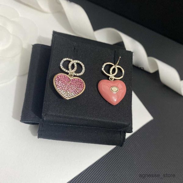 stud designer love earrings high end 18k gold pink with white r230619, Golden;silver
stud designer love earrings high end 18k gold pink with white r230619, Golden;silver