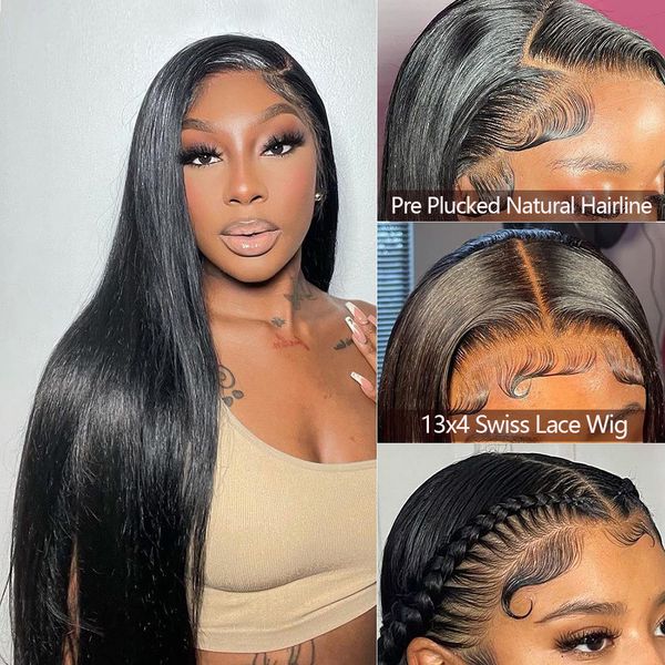 straight lace front wigs hd lace wig 13x6 human hair wigs for black women pre plucked 180 density 36 inch 13x4 lace frontal wig, Black;brown
straight lace front wigs hd lace wig 13x6 human hair wigs for black women pre plucked 180 density 36 inch 13x4 lace frontal wig, Black;brown