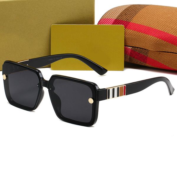 

Luxury Sunglass Fashion Sunglasses Women Men Unisex Sun glass Leisure Beach Goggle Adumbral Classic 6 Color Option Eyeglasses High Quality
