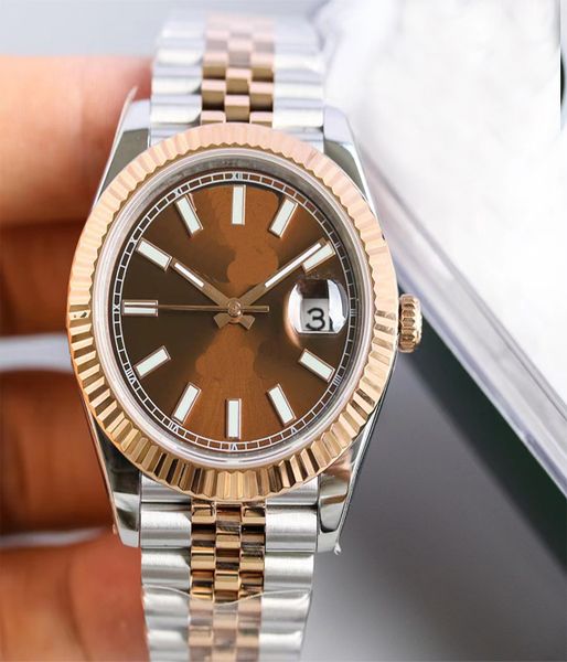men's watch ladies watch automatic movement fashion waterproof sapphire design gift couple watch, Slivery;brown
men's watch ladies watch automatic movement fashion waterproof sapphire design gift couple watch, Slivery;brown