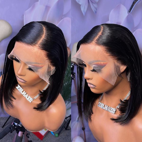short bob wig13x4 13x6 hd lace frontal human hair wigs bone straight wig for black women transparent lace wigs remy hair, Black;brown
short bob wig13x4 13x6 hd lace frontal human hair wigs bone straight wig for black women transparent lace wigs remy hair, Black;brown
