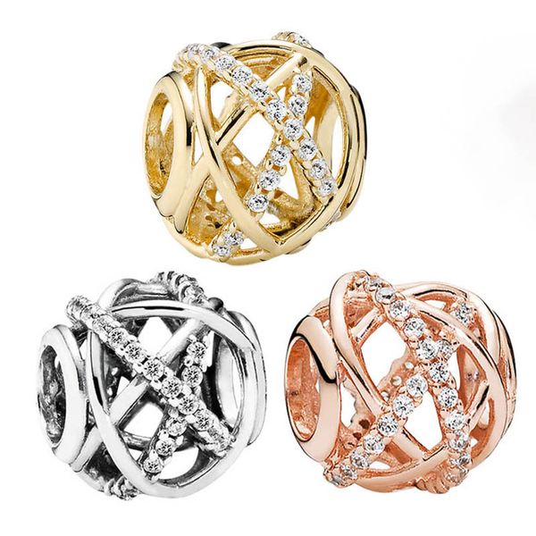 18k rose gold lines openwork charm for pandora crystal diamond charms womens designer jewelry snake chain bracelet making beads charm with o, Bronze;silver
18k rose gold lines openwork charm for pandora crystal diamond charms womens designer jewelry snake chain bracelet making beads charm with o, Bronze;silver