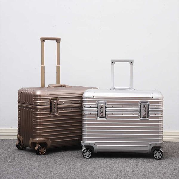 all aluminum magnesium alloy flip pgraphy box, captain's box, suitcase, 18 inch boarding small trolley box, men's travel box 23061
all aluminum magnesium alloy flip pgraphy box, captain's box, suitcase, 18 inch boarding small trolley box, men's travel box 23061