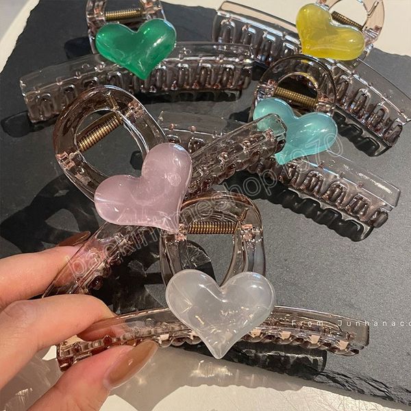 fresh love heart-shaped clamps hairpin new style ponytail clip large size grab clip elegant girls hair accessories, Slivery;white
fresh love heart-shaped clamps hairpin new style ponytail clip large size grab clip elegant girls hair accessories, Slivery;white
