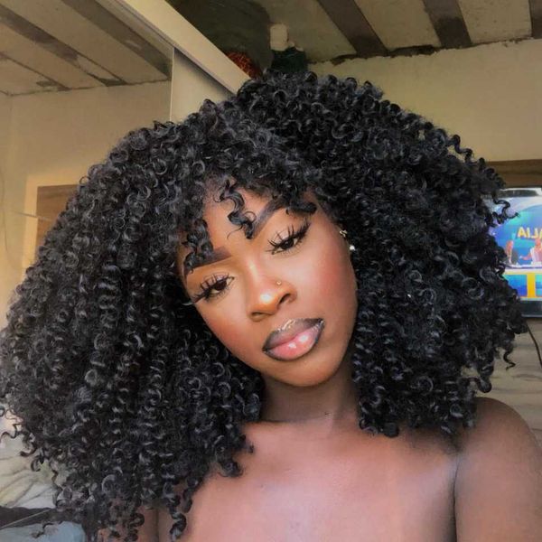 nxy hair wigs mongolian afro kinky curly virgin wig rose with bangs fumi human full machine made deep wave short bob for women 230619, Black
nxy hair wigs mongolian afro kinky curly virgin wig rose with bangs fumi human full machine made deep wave short bob for women 230619, Black