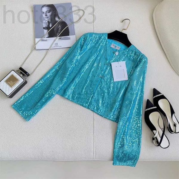women's jackets designer summer new style fashion lightweight versatile sequin buckle decoration short cardigan coat women paa9, Black;brown
women's jackets designer summer new style fashion lightweight versatile sequin buckle decoration short cardigan coat women paa9, Black;brown