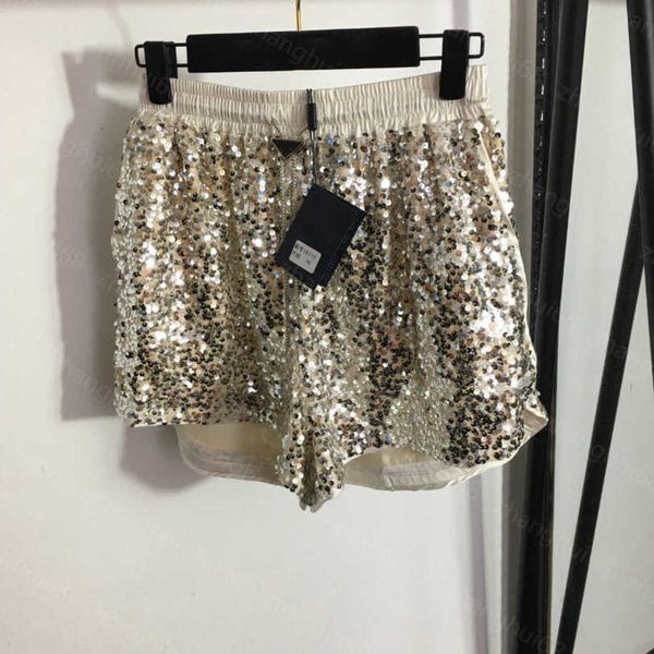 23ss womens designer clothing womens shorts heavy sequin embroidery chain drawstring waist wide leg shorts women clothes a1, White;black
23ss womens designer clothing womens shorts heavy sequin embroidery chain drawstring waist wide leg shorts women clothes a1, White;black