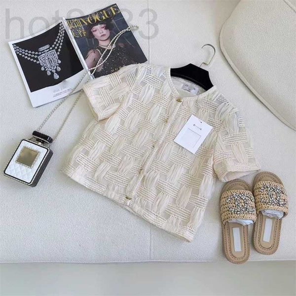 women's t-shirt designer summer new celebrity style fashion versatile woven edge design round neck short sleeve for women z5up, White
women's t-shirt designer summer new celebrity style fashion versatile woven edge design round neck short sleeve for women z5up, White