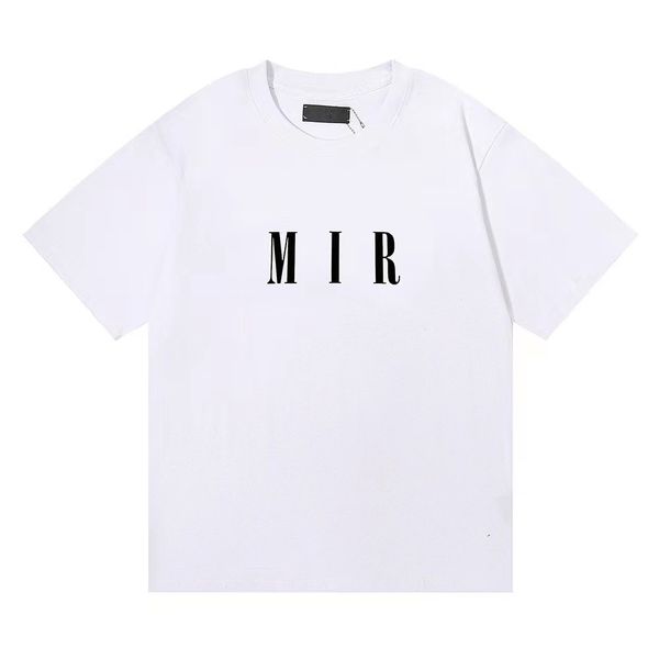 mir brand men's t shirt multicolor women men stylist tshirt pure cotton tees classic senior designer clothes top, White;black
mir brand men's t shirt multicolor women men stylist tshirt pure cotton tees classic senior designer clothes top, White;black