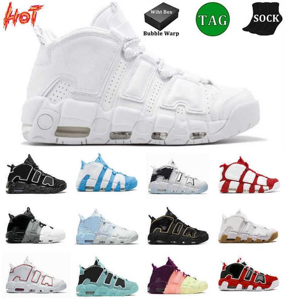 mens womens uptempos 2 basketball shoes aaa quality soccties pippen white navy blue reflective black university blue unc bulls hoops pack ca