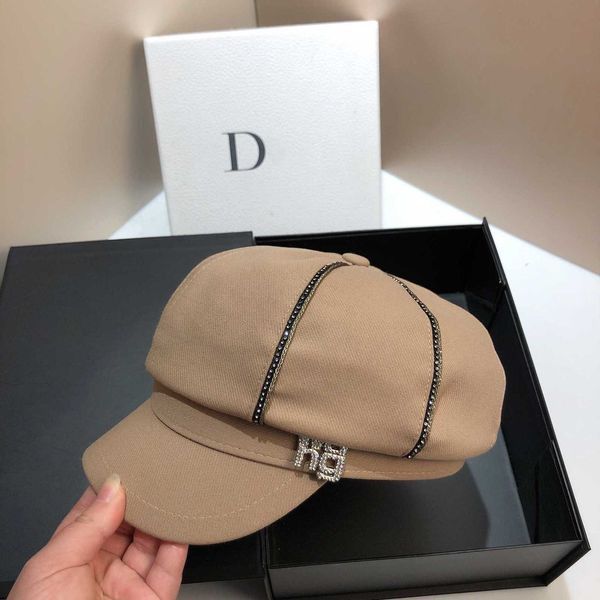 designer a wang luxury korean spring and autumn new king octagonal hat women's fashion little fragrance feng shui diamond duck tongue o, Blue;gray
designer a wang luxury korean spring and autumn new king octagonal hat women's fashion little fragrance feng shui diamond duck tongue o, Blue;gray