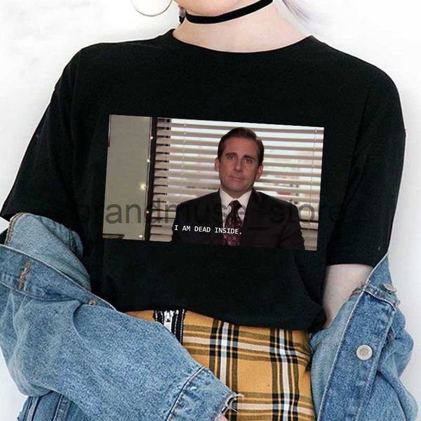 women's t-shirt i am dead inside quotes women t-shirt the office michael scott t-shirt 2022 fashion graphic tshirts women funny tshirt, White
women's t-shirt i am dead inside quotes women t-shirt the office michael scott t-shirt 2022 fashion graphic tshirts women funny tshirt, White