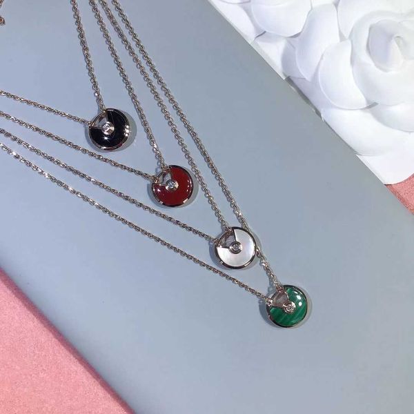 counter quality 18k rose gold talisman necklace female white fritillary clavicle pendant luxury ins small crowd design simple temperament, Silver
counter quality 18k rose gold talisman necklace female white fritillary clavicle pendant luxury ins small crowd design simple temperament, Silver