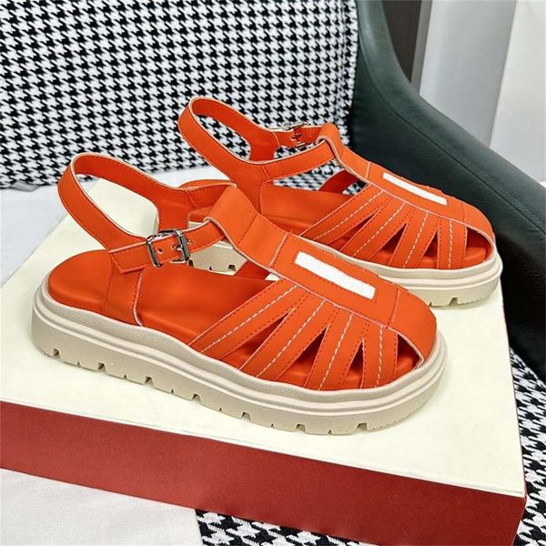 women summer sandals fashion genuine leather round toe women flats shoes concise buckle strap gladiator sandals shoes women 2023, Black;white
women summer sandals fashion genuine leather round toe women flats shoes concise buckle strap gladiator sandals shoes women 2023, Black;white
