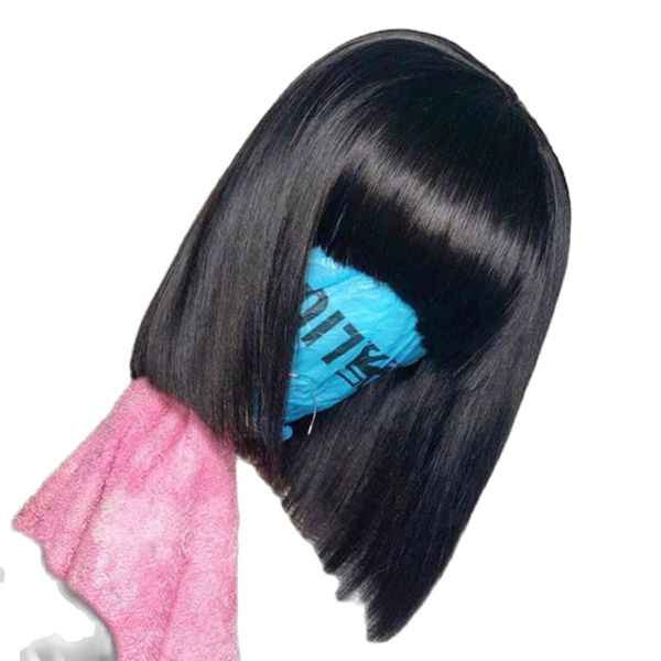 short bob wig with bangs straight brazilian hair wigs for women human hair glueless full human hair wigs, Black;brown
short bob wig with bangs straight brazilian hair wigs for women human hair glueless full human hair wigs, Black;brown