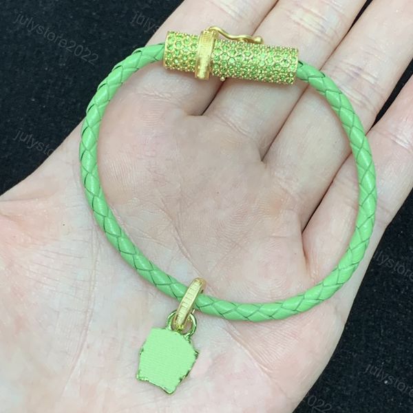 green leather bracelet designer bangle for mens fashion jewlery knit bracelets head pendant women pink necklaces wedding v necklace with box, Black
green leather bracelet designer bangle for mens fashion jewlery knit bracelets head pendant women pink necklaces wedding v necklace with box, Black