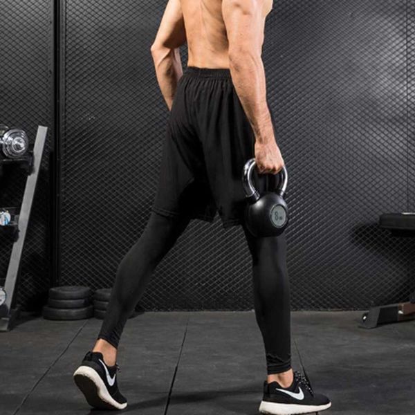 new men's tights fake two piece set for fitness sports running training leisure fashion elastic quick drying shorts, Black
new men's tights fake two piece set for fitness sports running training leisure fashion elastic quick drying shorts, Black