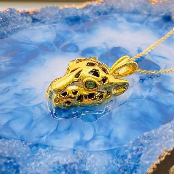 designer new 18k gold leopard head pendant au750 fashionable c card couple with dominant clavicle chain, Silver
designer new 18k gold leopard head pendant au750 fashionable c card couple with dominant clavicle chain, Silver