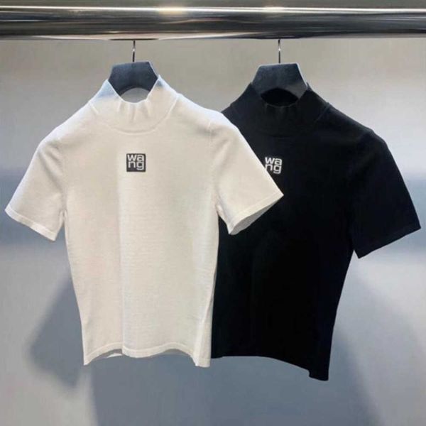 womens designer t shirts slim-fit knited tshirts for women summer print letter pullover short sleeve t-shirt female crop graphic tees, White
womens designer t shirts slim-fit knited tshirts for women summer print letter pullover short sleeve t-shirt female crop graphic tees, White