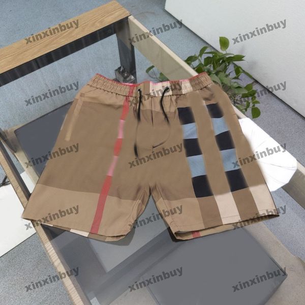 xinxinbuy men women designer beach shorts pant plaid pattern print letters hawaii vacation summer brown s-3xl
xinxinbuy men women designer beach shorts pant plaid pattern print letters hawaii vacation summer brown s-3xl
