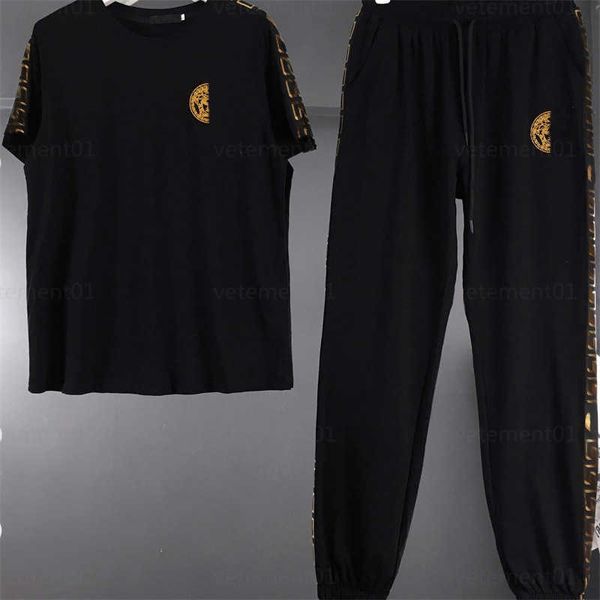 classic tracksuits women two piece sets gold embroidery pattern decoration fashion round neck tshirt loose casual pants designer tracksuit w, White
classic tracksuits women two piece sets gold embroidery pattern decoration fashion round neck tshirt loose casual pants designer tracksuit w, White