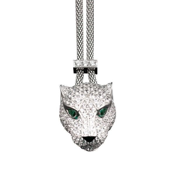 internet celebrity luxurious emerald full diamond leopard head necklace exaggerated fashion men's long domineering and women's car, Black
internet celebrity luxurious emerald full diamond leopard head necklace exaggerated fashion men's long domineering and women's car, Black