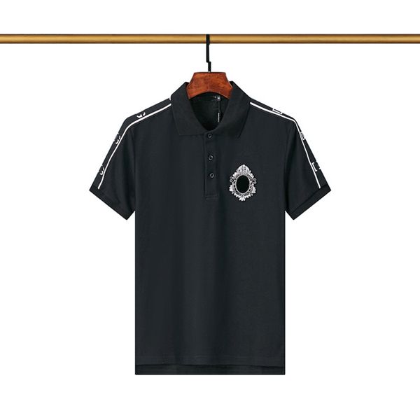 designer men's polo black and white embroidered letter short sleeve men's fashion printed short sleeve summer casual cotton polo s, White;black
designer men's polo black and white embroidered letter short sleeve men's fashion printed short sleeve summer casual cotton polo s, White;black