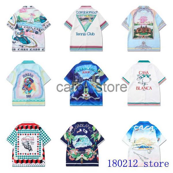 men's t-shirts multi versions pattern casablanca short shirt men women casual beach hawaii short sleeve t shirt j230619, White;black
men's t-shirts multi versions pattern casablanca short shirt men women casual beach hawaii short sleeve t shirt j230619, White;black