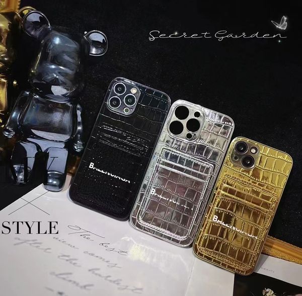 Image of Beautiful iPhone Cases 15 14 13 Pro Max Luxury Leather Card Slot Hi Quality Purse 18 17 16 15pro 14pro 13pro 12pro 12 11Pro 11 Xs X Xr 7 8 Phone Case with Logo Box